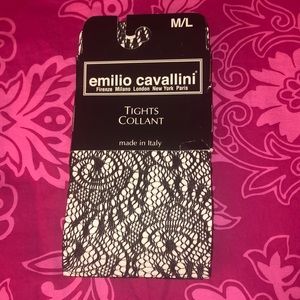 Fishnet tights in brown. Medium/large